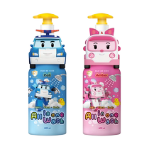 South Korea imports Poly deformation police car Woke love baby cleansing shampoo shower and care three-in-one