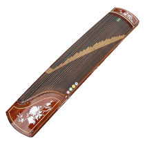 Biquan guzheng mahogany relief mother-of-pearl zither adult professional level 10 advanced performance test C840 series rose flower