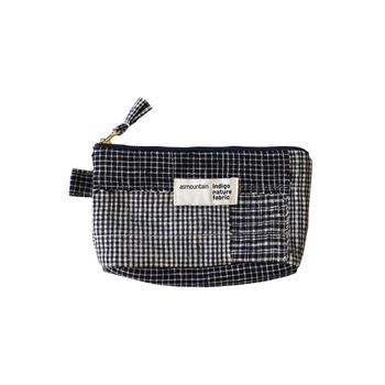 Mountain spliced clutch bag storage simple pencil case