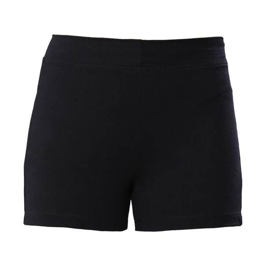 儿童舞蹈服三分裤练功裤女童专用短裤打底裤子黑色芭裤平角安全裤