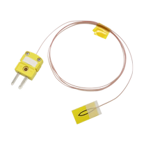 Capeson thermocouple K-type surface-adhesive temperature sensor T-type sheet probe ultra-thin patch temperature measurement line