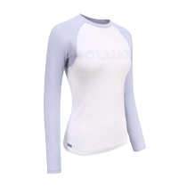 Decathlon wetsuit womens surfing suit sun protection split quick-drying swimsuit long-sleeved long pants jellyfish suit warm IVL1