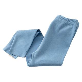 儿童秋裤中大童保暖裤男童女童德绒宝宝家居加绒睡裤秋冬打底内穿