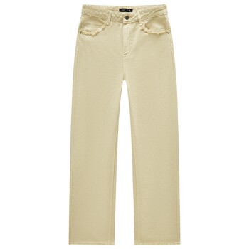 Aijutu fashion jeans ຂອງແມ່ຍິງພາກຮຽນ spring ແລະດູໃບໄມ້ລົ່ນແບບໃຫມ່ອອກແບບຕີນ brushed ຂາກ້ວາງ pants