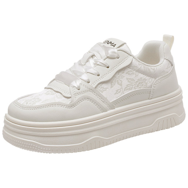 Women's thick-soled white shoes Semima