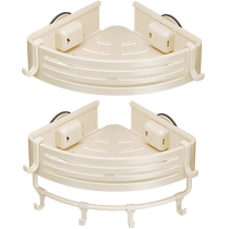 Suction cup storage rack bathroom storage basket bathroom sink no punching wall-mounted wall-mounted toilet storage rack