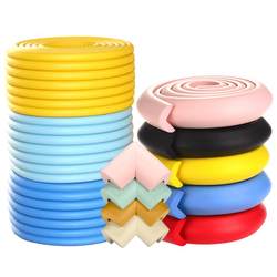 Anti-collision strips for babies and children home corner bump protection safety wall stickers soft bag baby table edge protection sponge