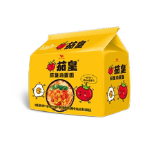 Uni-President Tomato King Instant Noodles Xinjiang Tomato Egg Noodles 116g*5 bags of instant noodles