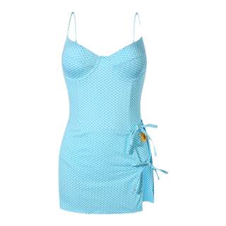 Aystudio2025 New Style Women's One-Piece Swimsuit, Skirt Style, High-End, Simple, Slimming, Covering the Body, Underwire, Push-Up, Suitable for Hot Springs