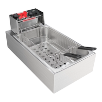 Chigo deep fryer commercial electric fryer timed single cylinder extended fried dough sticks and French fries equipment multifunctional electric fryer