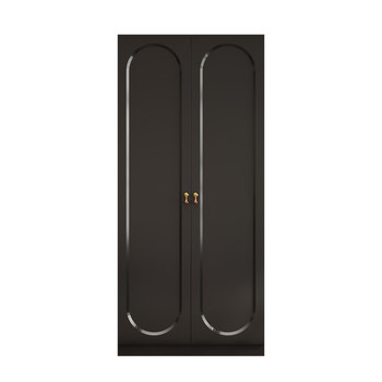 French cream style iron cabinet wardrobe household bedroom