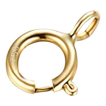 18k gold spring clasp pearl necklace buckle connecting buckle