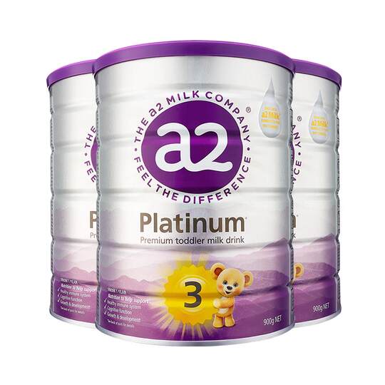 A2 upgraded platinum 3 stage 1-4 years old milk powder 3 cans