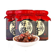 River Feast Crab Roe Beef Sauce Bibimbap Sauce 180g*3 Bottles Mixed Noodles Sauce Meat Sauce Instant Bibimbap Sauce