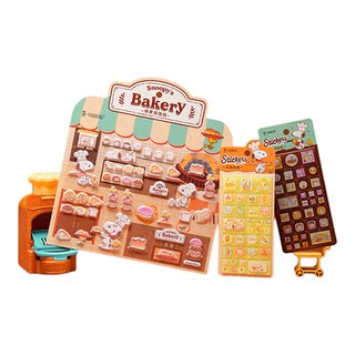 Jiumu sundry club peanuts backserie snoopy doudou notizbuch a6 notizbuch mit magnetschnalle, niedliche aufkleber