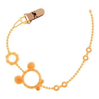 Nibbleable silicone to prevent chain falling and loss