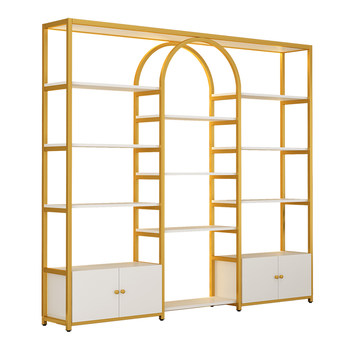 Nail store display stand beauty salon cosmetic display cabinet