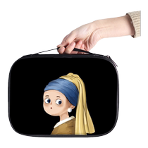 Tablet protection bag hand-painted oil painting suitable for Huawei Apple ipad pro storage bag air5 portable bag 12-inch clutch bag matepad11 hand bag can hold keyboard computer bag liner bag