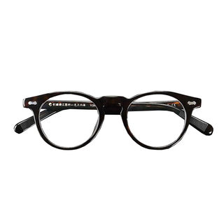 波士顿 x 复古手工眼镜 繁花爷叔款505日本透明板材框近视椭圆架
