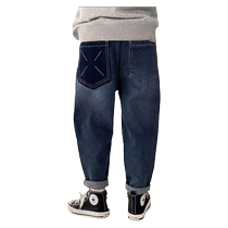 Boy Pants Jeans Boy Pants Boy Clothing Spring Autumn Soft Denim Old Daddy Pants Children Spring Dress Korean Version Boy Trendy Long Pants Tide