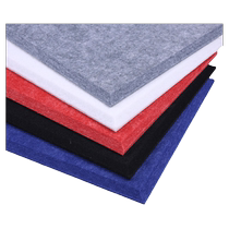 Polyester fiber sound-absorbing panel wall decoration environmentally friendly flame retardant 15mm cinema KTV recording studio sound insulation cotton