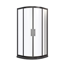 304 stainless steel shower room partition dry and wet separation toilet body bathroom arc fan simple glass door mesh red