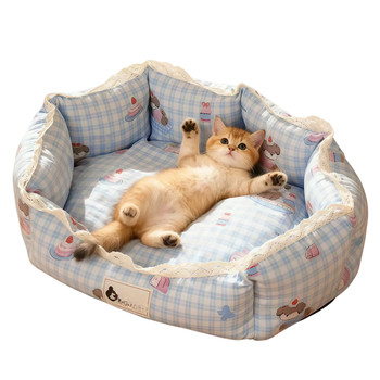 Cat litter for all seasons, cat mat for sleeping with non-stick hair