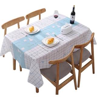 Nordic style tablecloth waterproof and oil-proof wash-free pvc net red tablecloth desk student coffee table table mat cloth art writing
