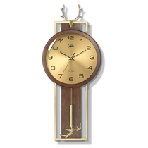 Conpasse New Chinese timepiece saving clock Living room Home light extravagant quartz clock minimalist О s