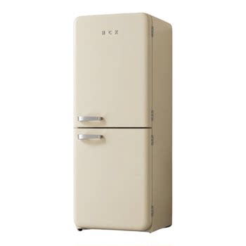Hck401l double door retro refrigerator home kitchen