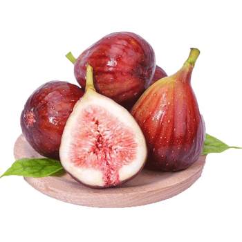 A rare variety of yunnan red-skinned figs ripe on the tree