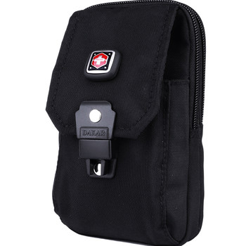 Mobile phone bag men's belt waist bag vertical style men's sports