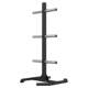 Three-layer barbell plate storage rack storage rack