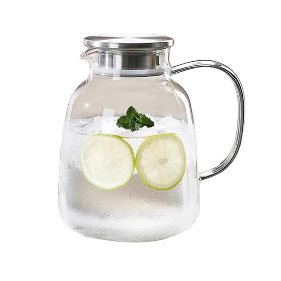 Cool pot glass resistant high temperature cold kettle household water storage teapot Liangshui cup large capacity water container tie pot
