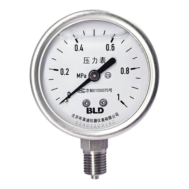 Brady Beijing stainless steel shock-resistant pressure gauge genuine