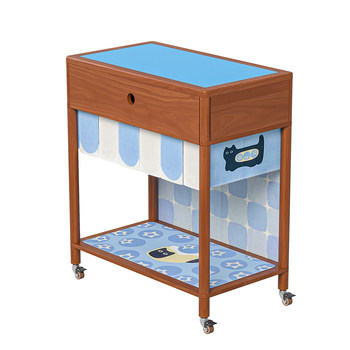 Cat cafeteria solid wood storage rack