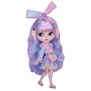 ICY DBS Little Rag Doll ປ່ຽນການແຕ່ງໜ້າ Frosted Face Girl Princess Dress Up Doll Toy ຂອງຂວັນປີໃຫມ່