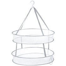 (Self-operated) Jia no Monogatari Japanese clothes drying net flat lay clothes basket drying net to prevent falling off windproof socks hanger