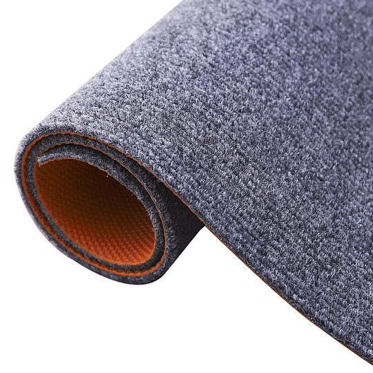 Alfombra de suelo insonorizada comercial completa para dormitorio resistente a las manchas gris