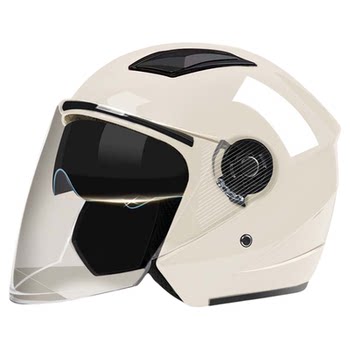 3c certified helmet men's electric bike women's autumn and winter warm motorcycle safety helmets four seasons universal riding pulling force