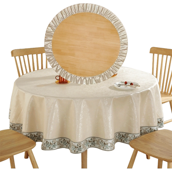 Zhiyou nordic pu waterproof and oil-proof durable round table cloth Zhiyou nordic pu waterproof and oil-proof durable round table cloth