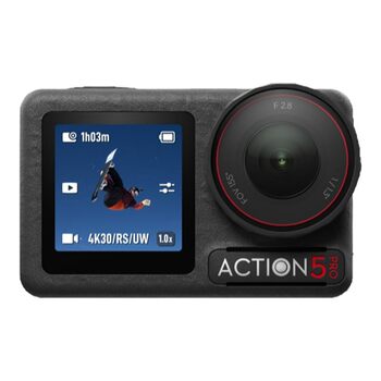 Dji osmo action 5 pro ກ້ອງປະຕິບັດ, ຕ້ານການສັ່ນສະເທືອນສໍາລັບການດໍານ້ໍາແລະຂີ່