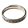 No taboo S925 sterling silver open adjustable ring