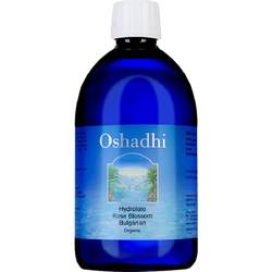 Oshadhi Bulgarian Rose Hydrosol 500ml Rose Water Damascus Toner ເຢຍລະມັນ