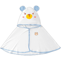 Baby sun protection clothing summer thin coat childrens sun protection clothing cape ice silk male and female baby cape hooded and breathable