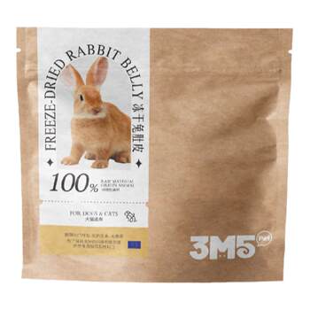 3m5pet freeze-dried pet snacks rabbit belly 50g