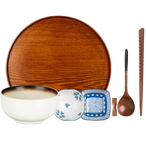 Morden Housewives One Food Tableware Refined Home Ritual Sensation Day Style Breakfast With Trays High Face Value Bowl Tray Suit