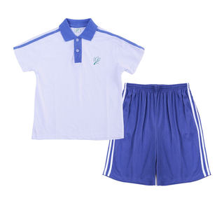 深圳校服小学活力统一夏秋冬季纯棉短袖透气男女运动服经典款浅色