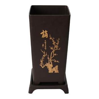 Special imitation purple sand plastic flower pot for orchids