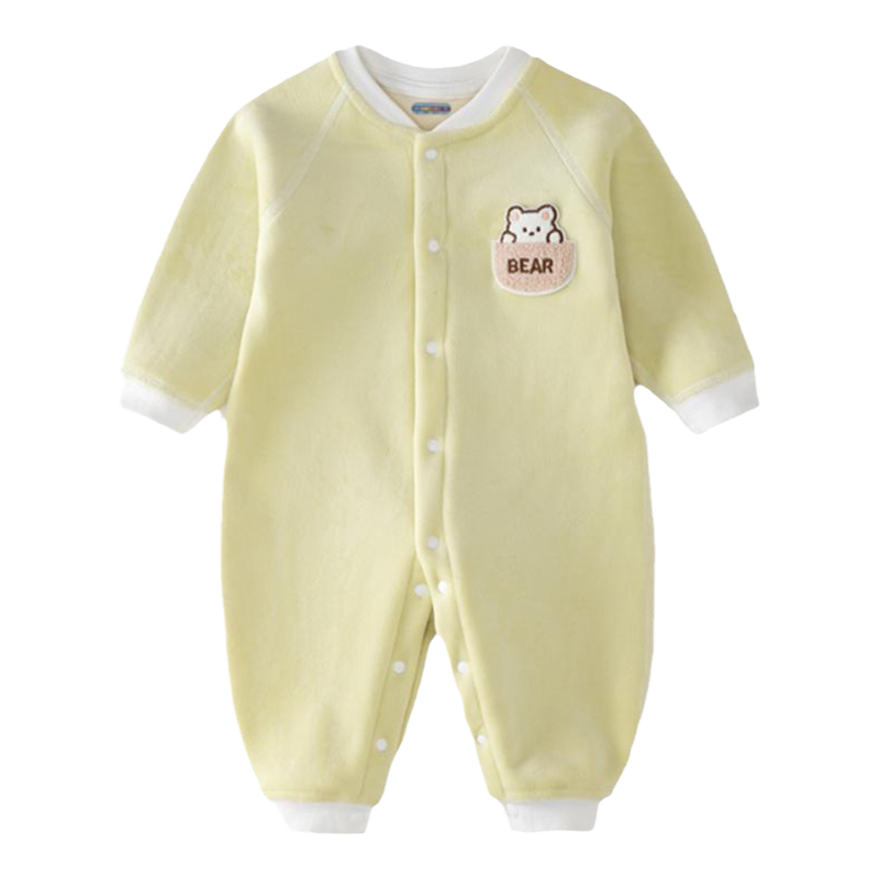 Extremely popular! Baby spring fleece jumpsuit